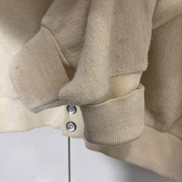 Vintage Izod Lacoste Cardigan Mens L Grandpa  Alligator Logo Acrylic Grunge - Picture 5 of 10